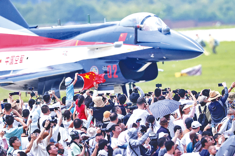 男人的鸡鸡捅女人洞口长春航空展迎来首个公众日